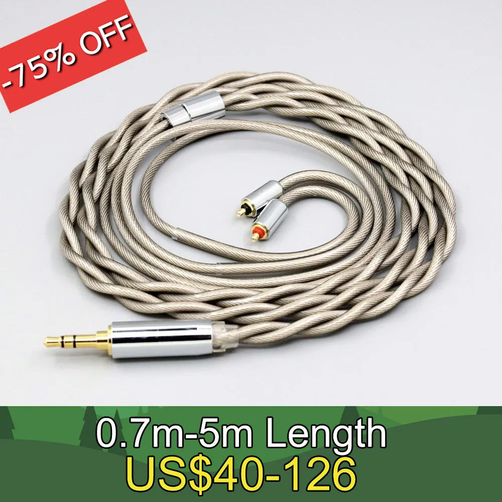 

Type6 756 core 7n Litz OCC Silver Plated Earphone Cable For UE Live UE6 Pro Lighting SUPERBAX IPX 2 core 2.8mm LN007833