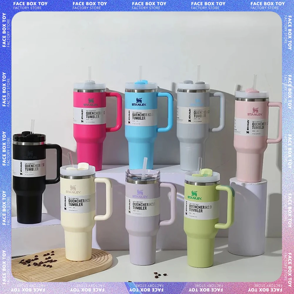 

40oz Adventure Quencher H2.0 1.18L Tumbler With Handle Lids Stainless Steel Coffee Termos Cup Car Mugs Vacuum Cup