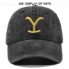 Yellowstone Dutton Ranch Hat Unisex Baseball Hats Vintage Outdoor Visors Cap Solid Embroidery Sunscreen Casquette HT133 2
