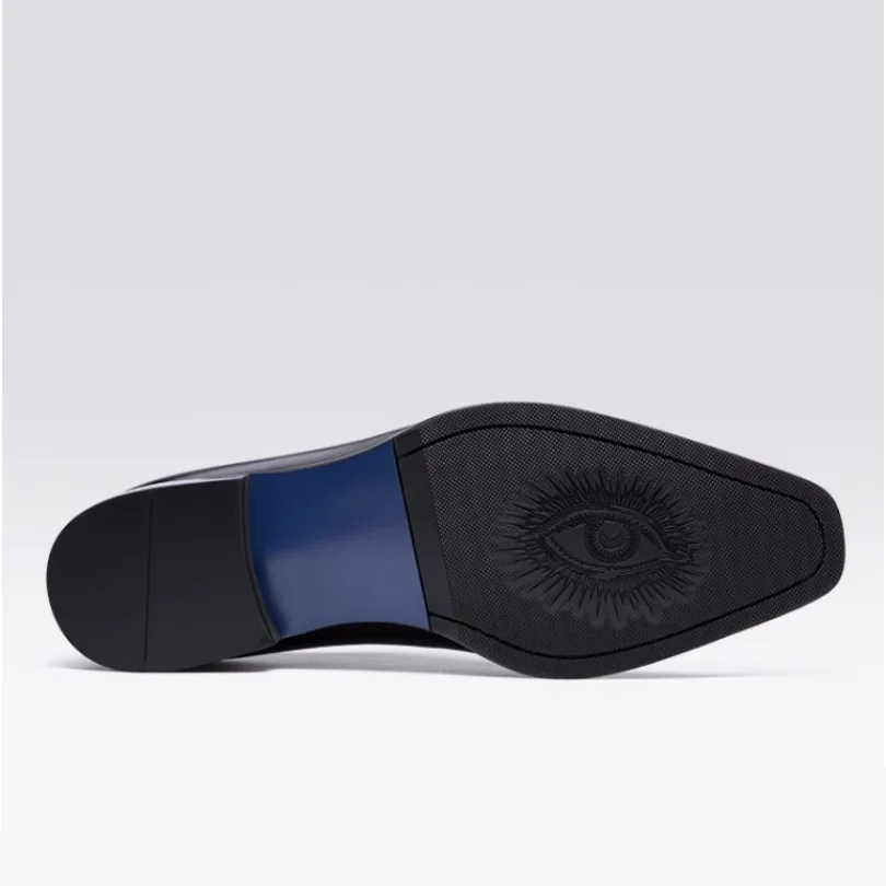 Neue High-End-Frühlings-Lederschuhe für Herren, formelle Business-handgefertigte britische Oxford-Hochzeitsschuhe für Herren, Bräutigam-Trend – Detail 14