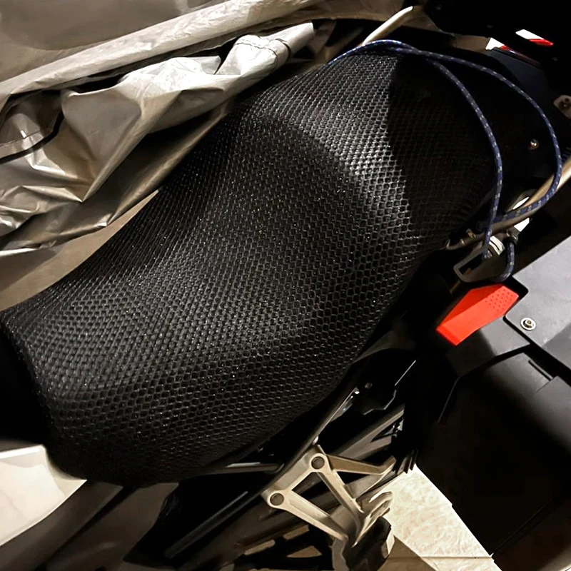 Motorcycle Seat Covers Seat Cushion Cover Mesh Breathable Grid Case Pad Insulation For BMW F850GS F750GS Motorcycle Accessories