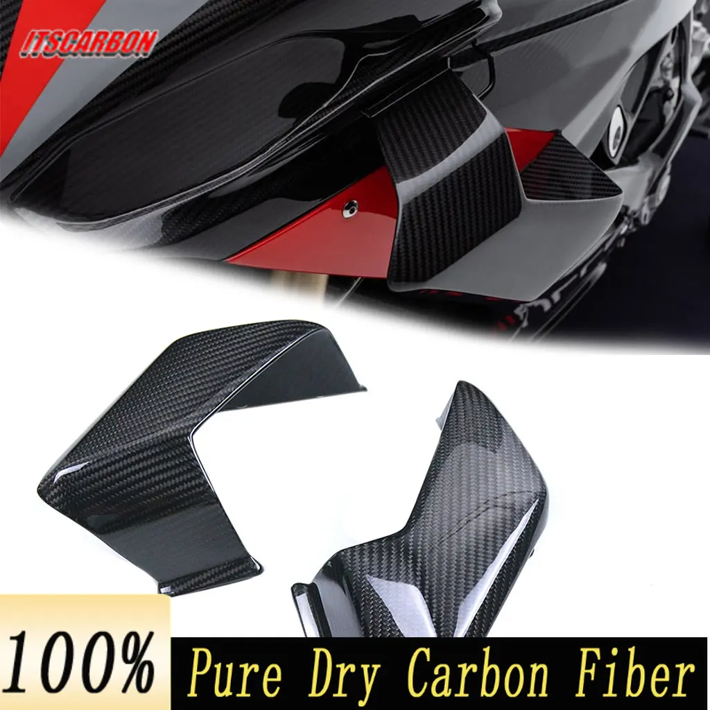 

For BMW S1000RR 2019 2020 2021 2022 Motorcycle Accessories Full Carbon Fiber Winglets Fixed Wind Wing Reducer Air Deflector