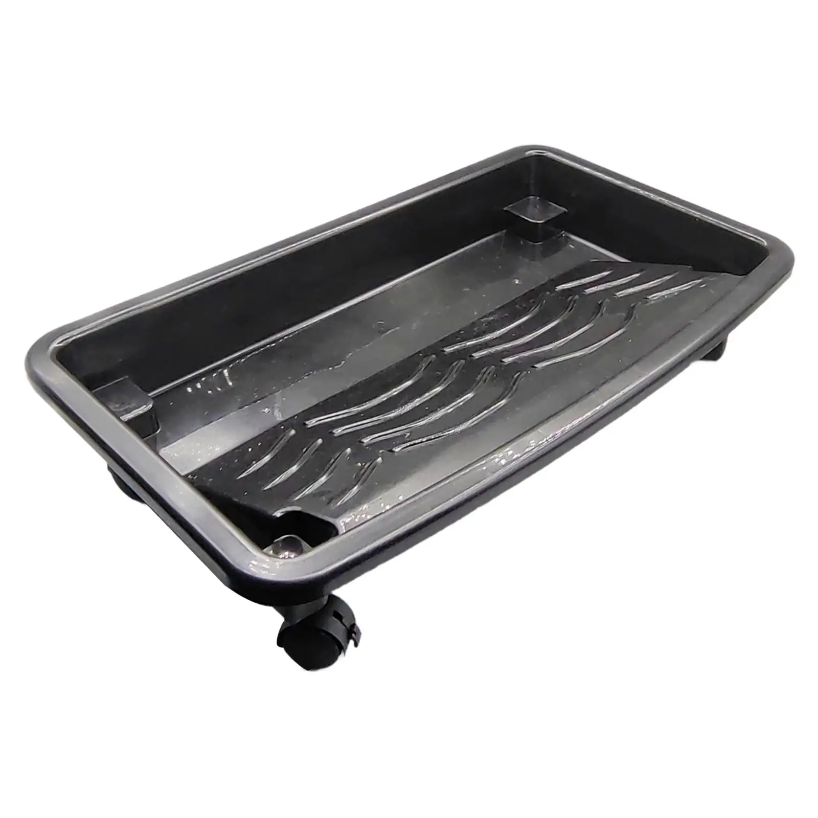 Paint Roller Tray Wheels Convenient Construction Professional Reusable Paint Tool Wall Brushing Roller Holder Cup