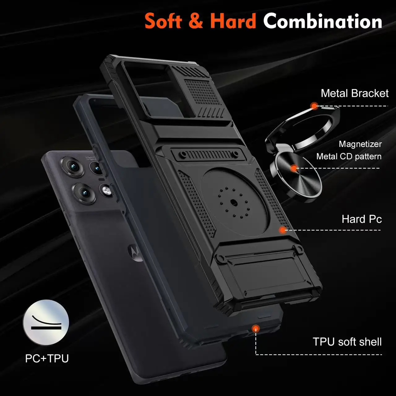 Hot Armor Shockproof Magnetic Protective Rugged Phone Case