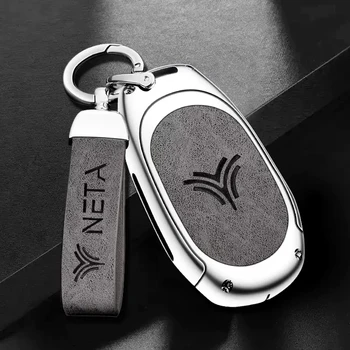 자동차 원격 열쇠 고리 케이스 커버, 보호대 쉘 가방, Neta S 2022 Neta U-II 610 Hezhong, 새로운 에너지 열쇠고리 액세서리