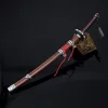 Japanese Anime Games Peripheral 26cm Mortal Blade Metal Samurai Sword Uncut Blade Weapon Model Ornament Crafts Gifts Toys Boys 2
