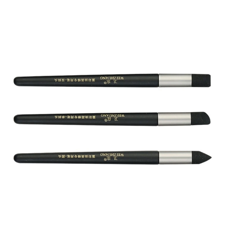 Color Shaper Painting Tool Color Shaper Tool Paint Brush Inclined Tip/Round Tip Pastel Blending Tools for Oil Painting