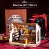 Robotime Rolife DIY Dollhouse Kiki's Magic Emporium Decorative Ornament Kids Miniature Fantasy Magic Doll House Wooden Kit Toy 6
