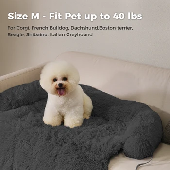 Fluffy Dog Bed Mat Dog Cat Sofa Winter Warm Pet Blanket Sleeping Bed for Dog Portable Dog House Washable Pet Kennel Puppy Pad 2