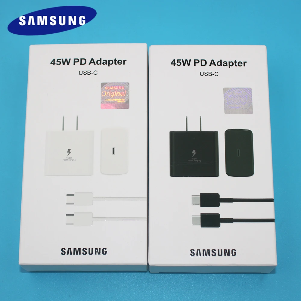 Original Samsung Charger 45W Super Fast Charging TypeC Adapter 1/1.5M