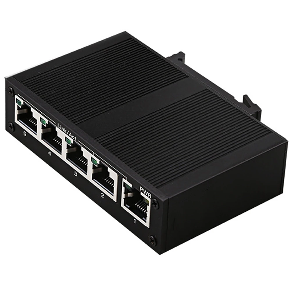 

5-портовый 100 Мбит/с сетевой коммутатор Ethernet коммутатор промышленного класса неуправляемый рельсовый Тип Промышленный сетевой сплиттер