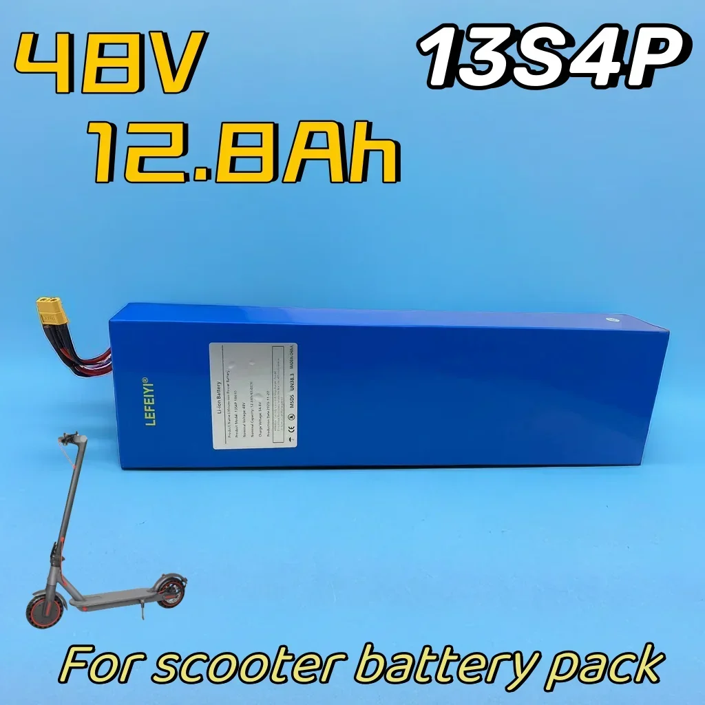 

13S4P 48V 12800mAh Lithium Ion Battery Suitable for 54.6V BMS Electric Bicycles And Scooters