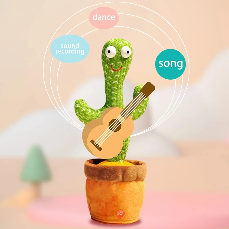 Dancing Cactus Toy for Kids Interactive Learning and Musical Fun