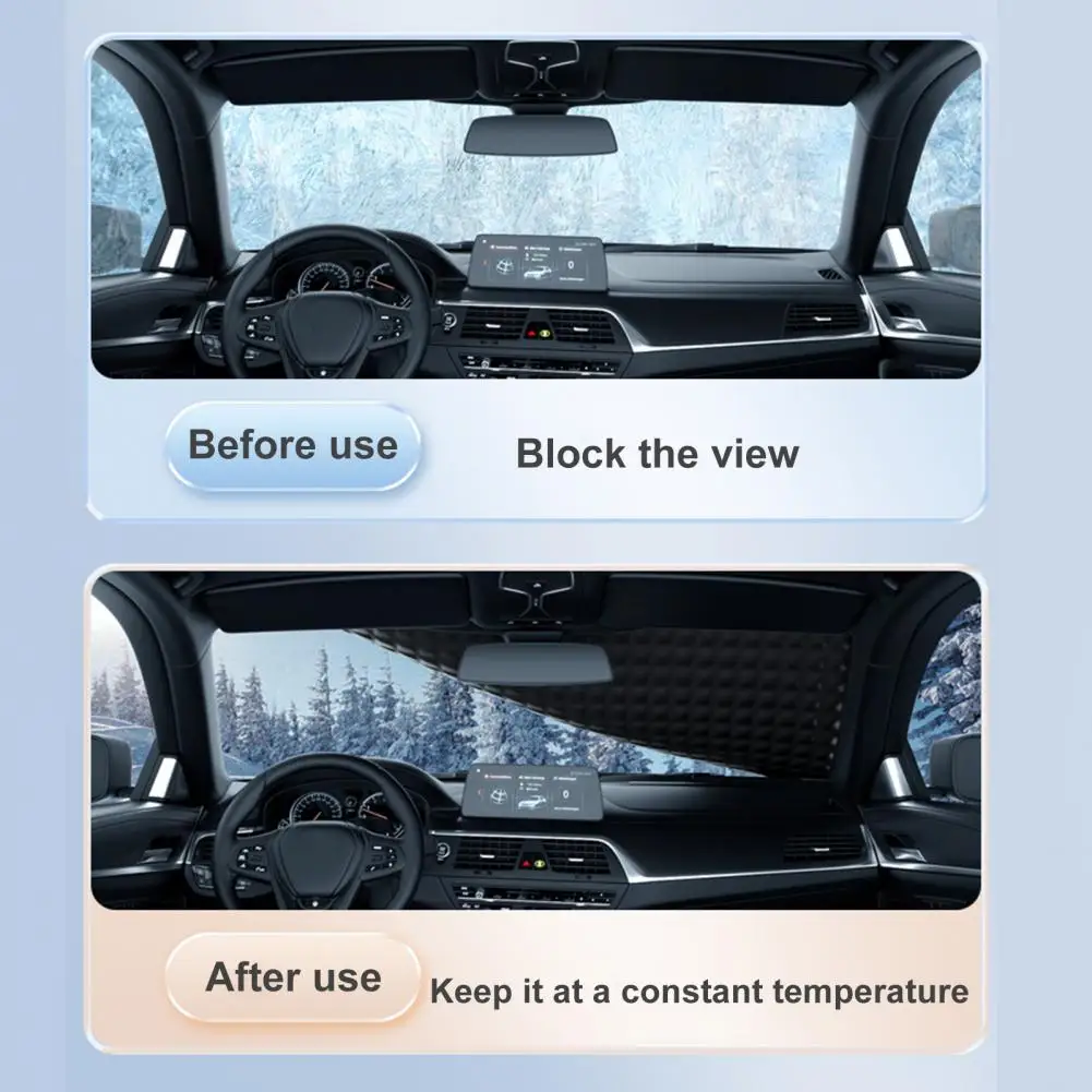 Snow Cover for Car Windshield Universal Car Windshield Snow Cover