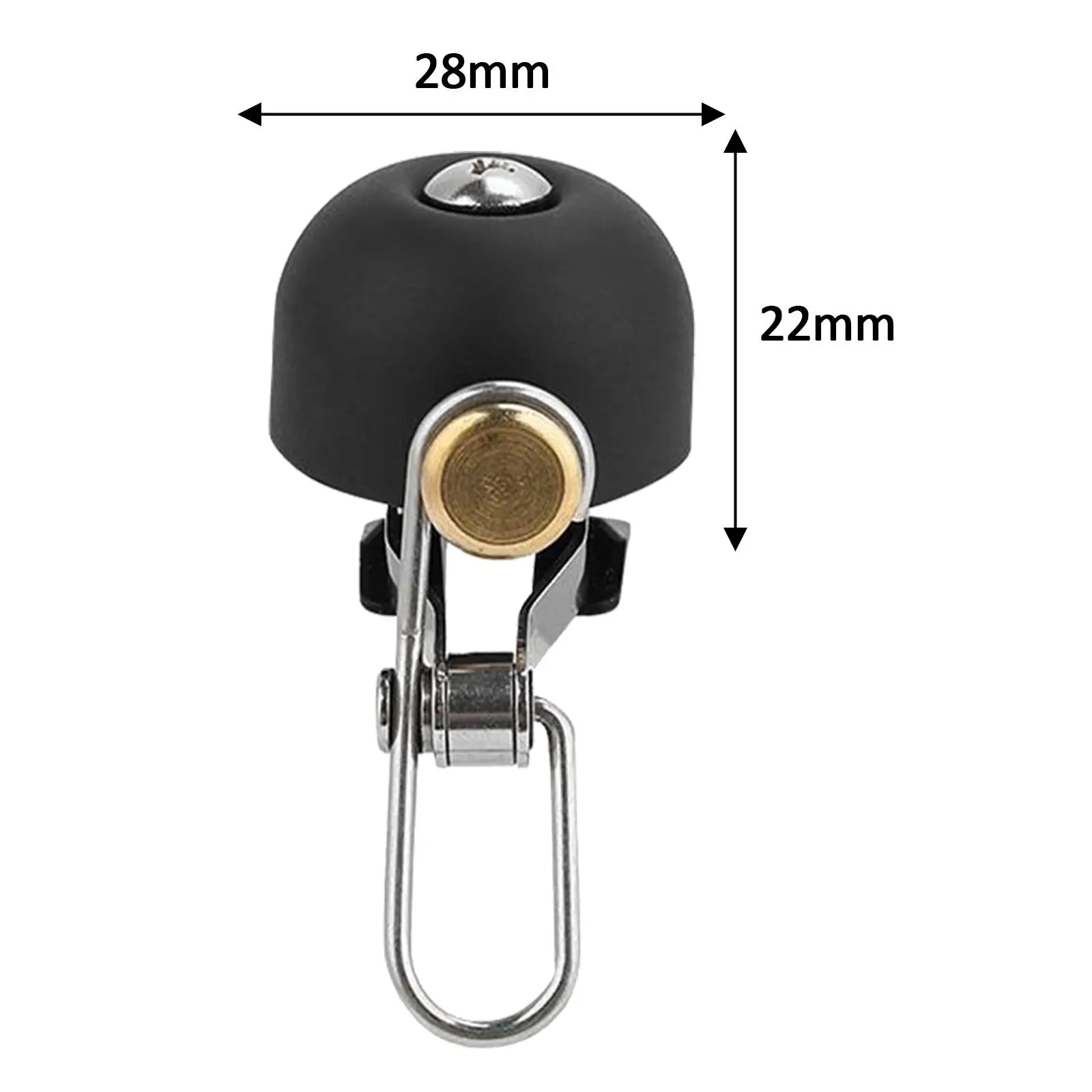 Bike Bell Retro Style Handlebar Mount Women Men Riding 