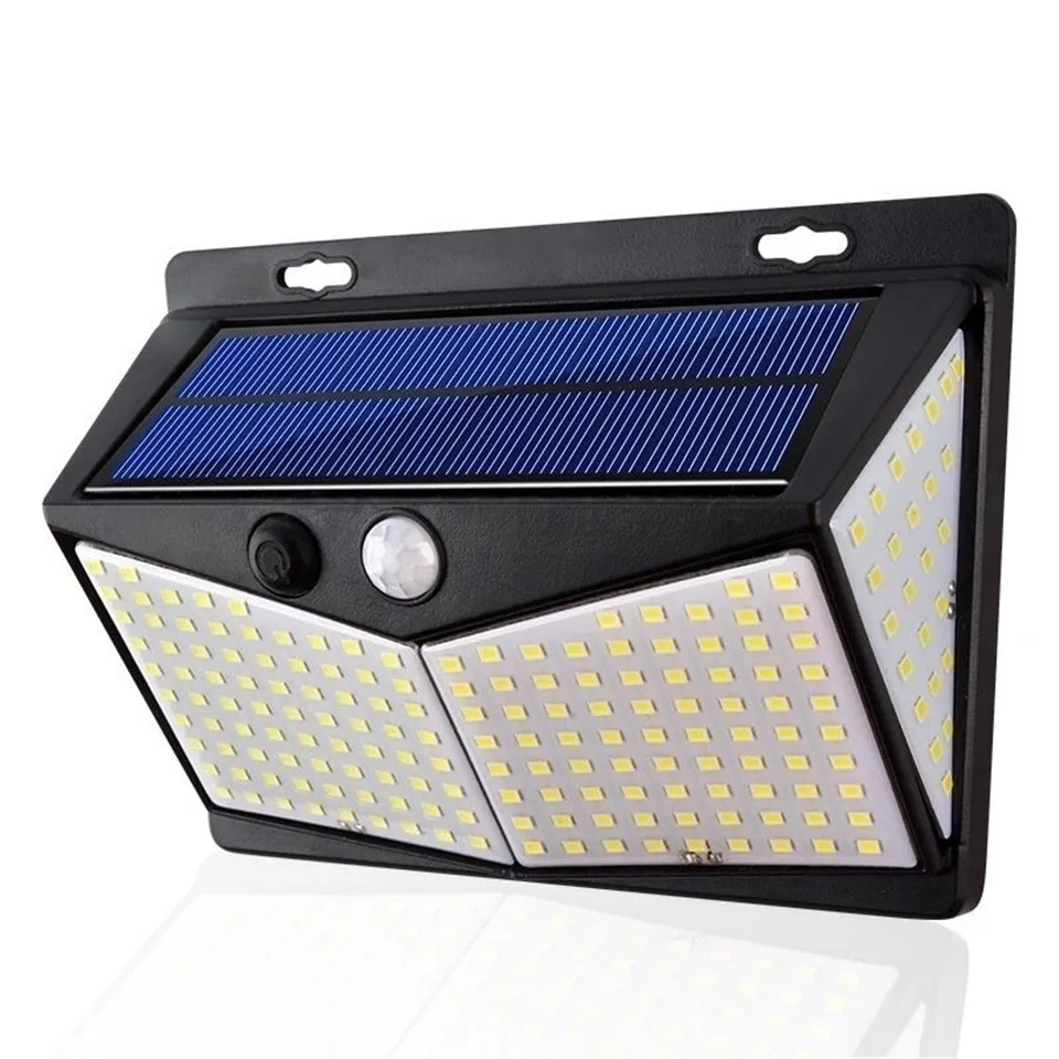 100 212 LED Solar Lamp PIR Motion Sensor LED Solar Light Solar Powered By Sunlight Waterproof For Outdoor Wall Street Decor 2