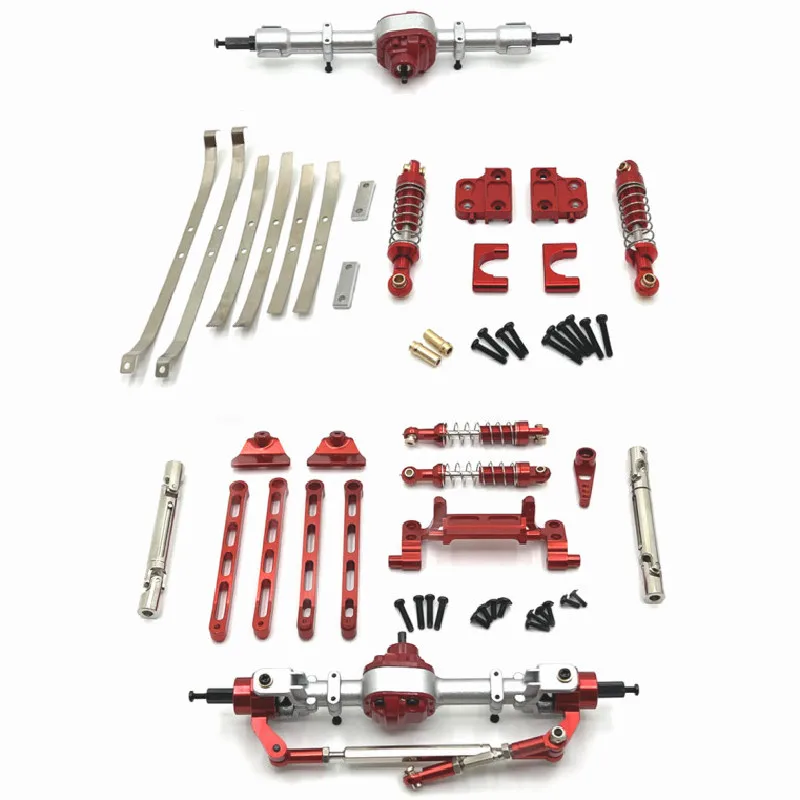 Essieux Avant/Arrière Voiture RC 1/12 MN82 LC79 MN82S MN82PR0 - Kit de Châssis