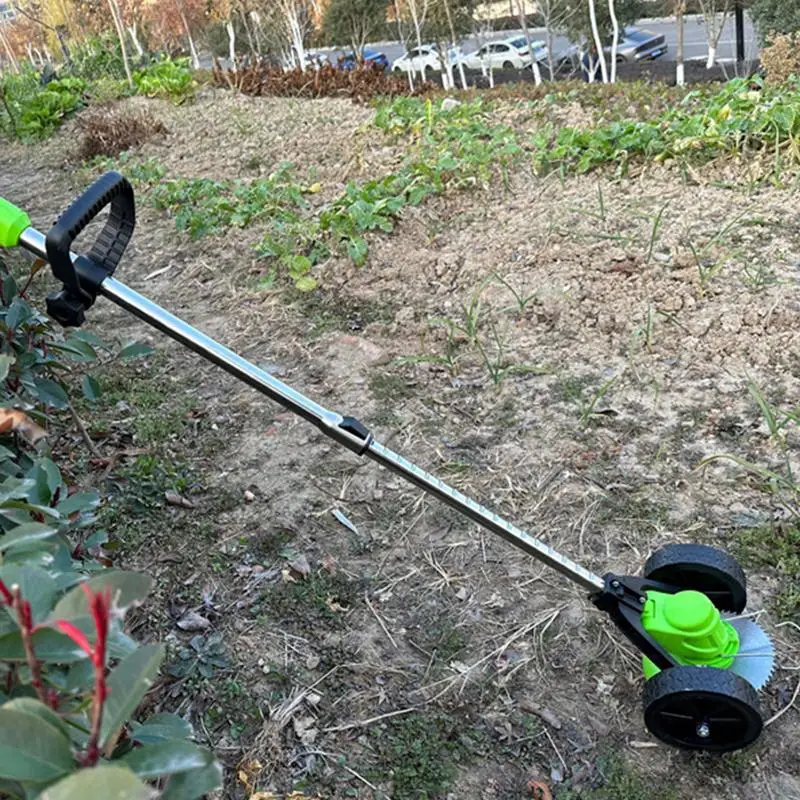 Weeding Wacker Attachment Wheels Removable Trimmer Support Wheel Grass Trimmer Wheel Saves Energy Enhances Mower Efficiency 6