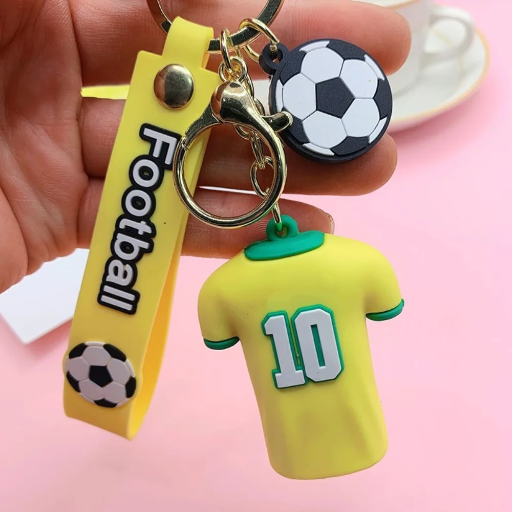 New Niche Fashion Soccer Player Jersey Keychain Soccer Clothing Pendant Keychain Design Women's Handbag Car Keychain PartyFavors - Image 4