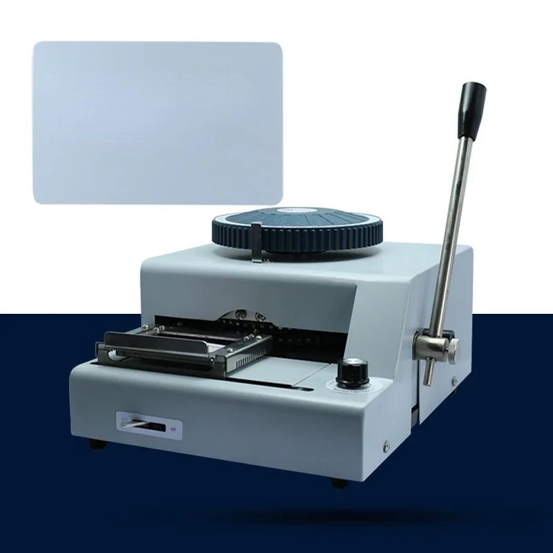 

PVC Card Manual 72ce Concave-Convex All-in-One Machine Digital Relief Oblique Code Machine Signature Bar Membership Card