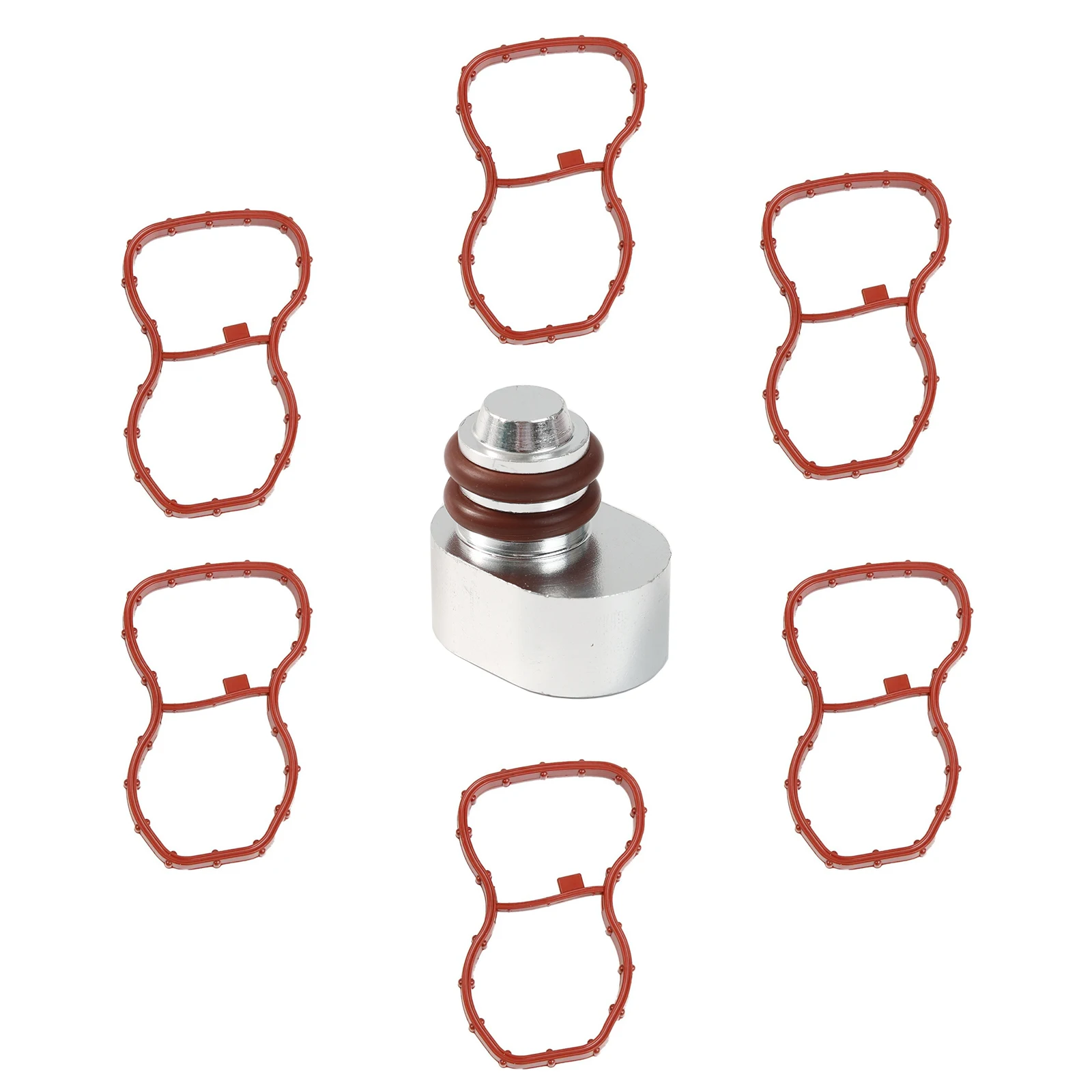 For BMW 3 Convertible 5 Touring X5 X6 X7 E90 E92 N57 N57S Intake Swirl Flap Delete Blank Plug With Manifold Gaskets 11617807480