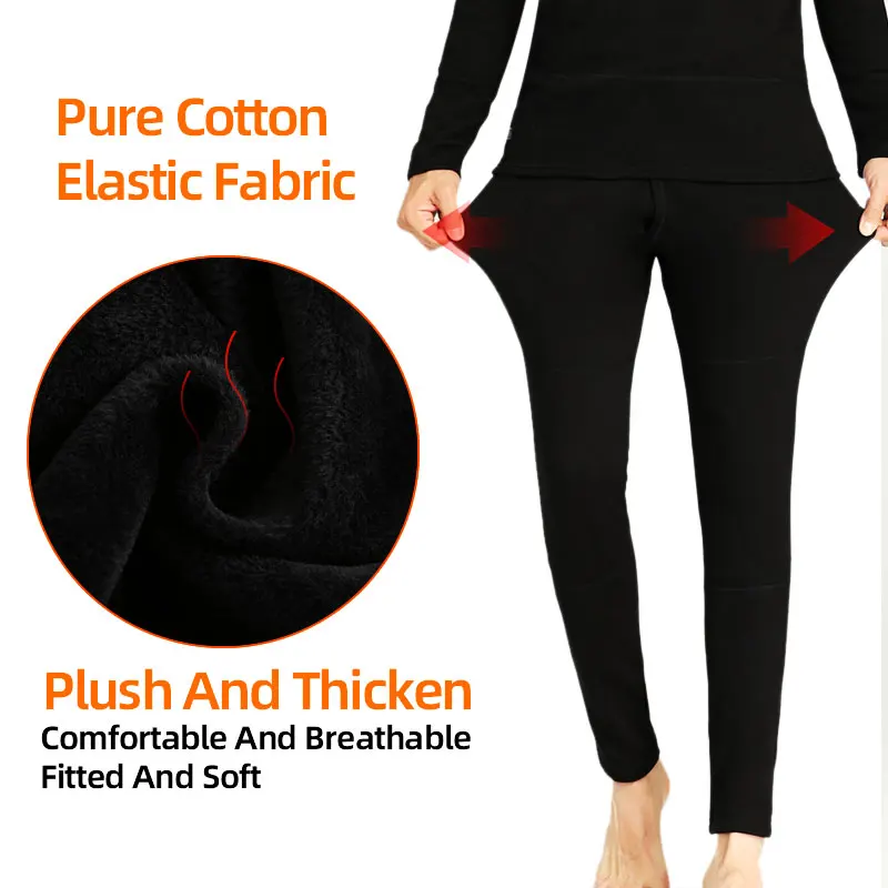Winter Heated Pants Men Usb Electric Pants Heating Women Plus Velvet Rechargeable Thermal Heating Trousers Warm Clothes Skiing 5