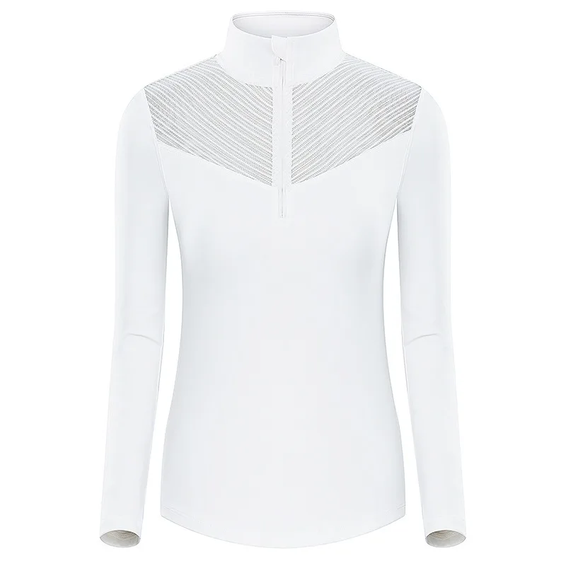 Womens Golf Shirts Quick Drying Long Sleeve Sportwear Tshirt Sunscreen