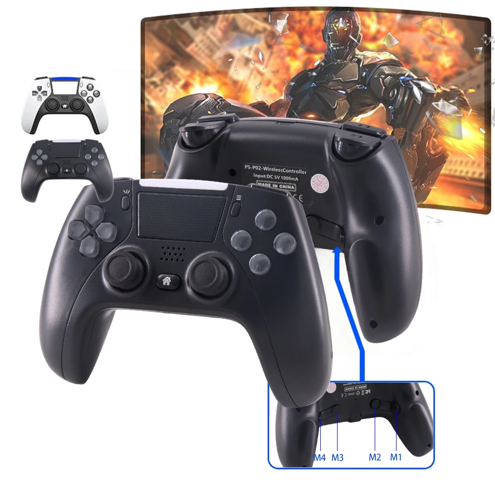 Playstation 4 Wireless Gamepad Ps4 Remote Control Bluetooth Compatible Ps4 Controller For Ps4 Pc Android Phone Aliexpress