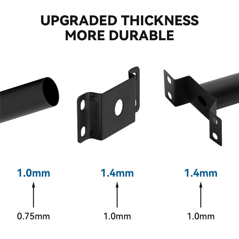 1Pcs Mounting Brackets Extension Arm for Outdoor Light Fixtures,9,5In Light Fixture Bracket Pole for Solar Street Lights 6