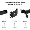 1Pcs Mounting Brackets Extension Arm for Outdoor Light Fixtures,9,5In Light Fixture Bracket Pole for Solar Street Lights 6