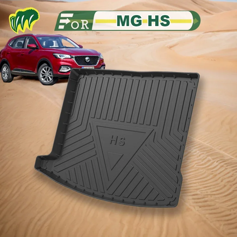 

For MG HS 2019 2018-20230 Custom Fit Car Trunk Mat All Season Black Cargo Mat 3D Shaped Laser Measured Trunk Liners