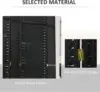 HOMCOM Room Divider, 6 Panel Folding Privacy Screen, 5.6' Tall Freestanding Wall Partition for Home Office, Bedroom, Black 6