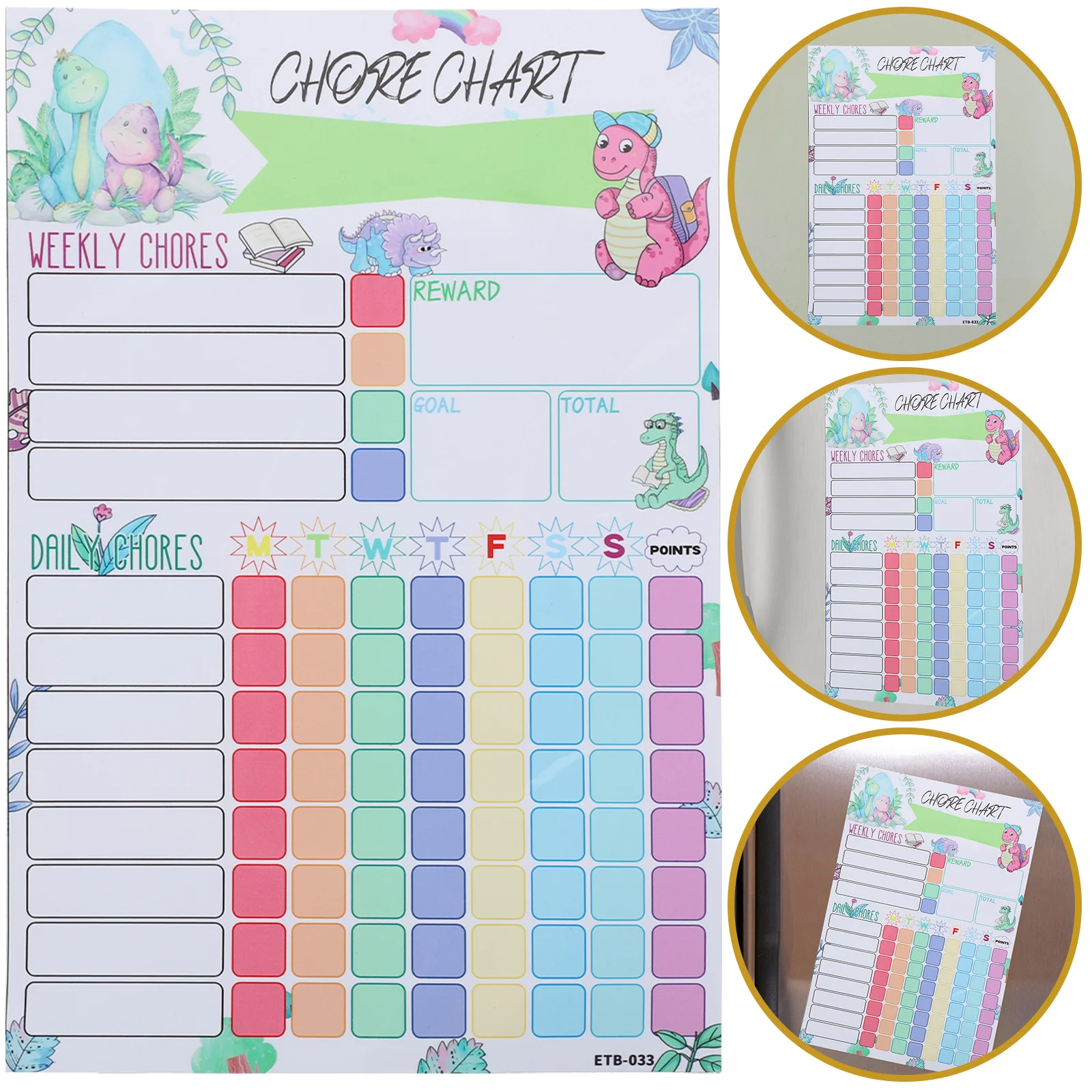 Decorate Life Self-discipline Form Child Kids Notepads Magnetic Whiteboard Fridge The Pet Chore Chart Children