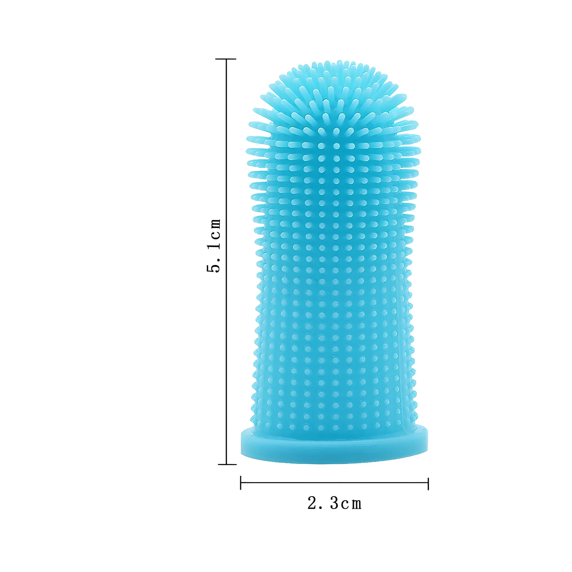 Dog Super Soft Pet Finger Toothbrush Teeth Cleaning Bad Breath Care Nontoxic Silicone Tooth Brush Tool 1PC Dog Cat Supplies pet cleaning tools pet dental tool
