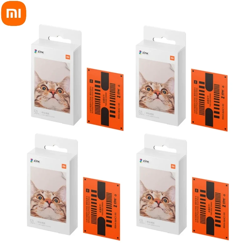 Xiaomi ZINK Pocket Printer Paper Self-adhesive Photo Print Sheets for Xiaomi 3-inch Mini Pocket Photo Printer for Gifts photo print sheets photo print paper