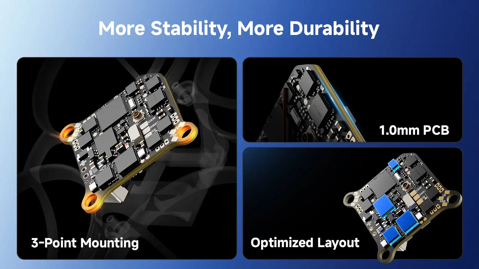 Matrix 1S 5IN1 II Brushless Flight Controller durability