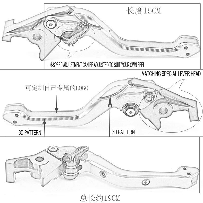 3D CNC 조정 가능한 브레이크 클러치 레버, 혼다 VFR750 1991-1997 VFR800/F 2002-2020 용 하이 퀄리티 오토바이 액세서리, 신제품