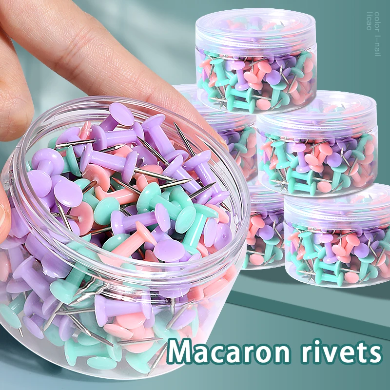 Push Pins 100Pcs Metal Office School Supplies