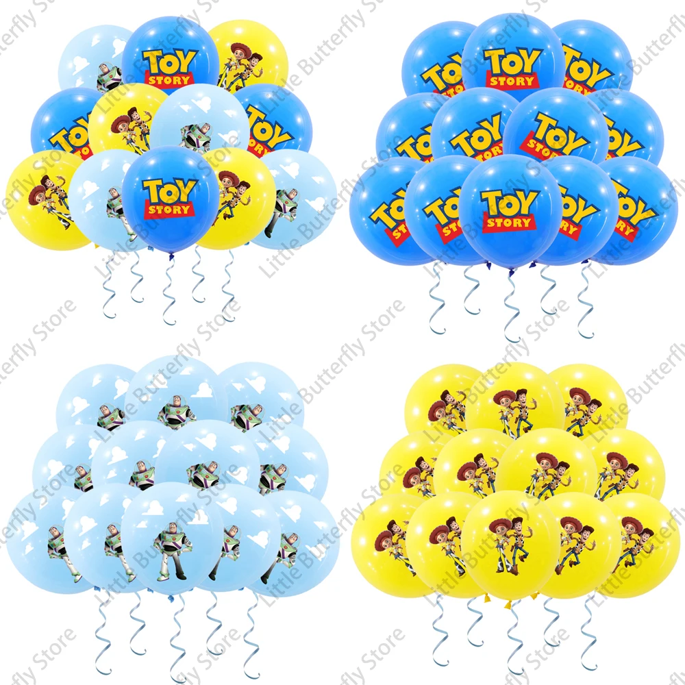 

10/20/30Pcs 12 inch Disney Toy Story Buzz Lightyear Latex Balloon For Birthday Theme Party Decoration Balloon Supplies