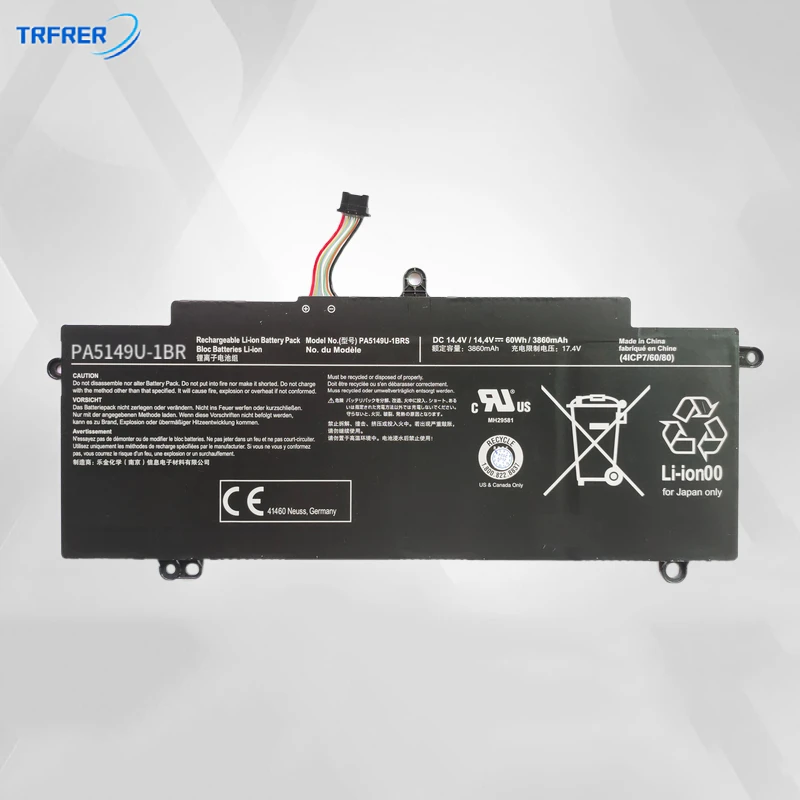 

PA5149U-1BRS Laptop Battery For Toshiba Z40T-A1410 Z50-A TECRA Z40 Z40-C Z40-A-110 Z40-A-146 Z50 60WH 3860mAh