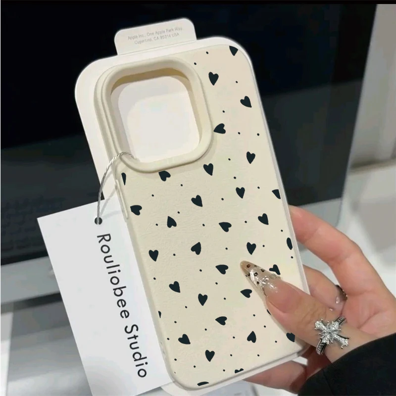 Love Heart Protective Phone Case - Stylish and Durable Cover