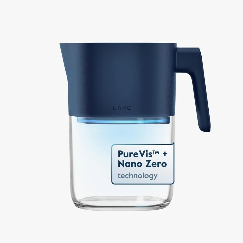 

LARQ Pitcher PureVis 1.9L/ 8-Cup | Self-Cleaning UV WaterPitcher for Tap and Drinking Water | Removes Chlorine, PFAS, PF