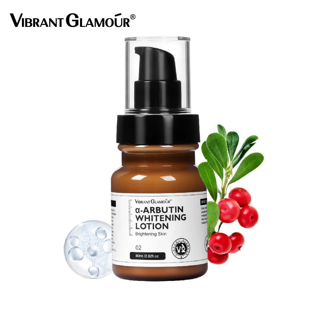 Vitality and charm - whitening lotion shining moisturizing essence reducing brightness spots and acne facial skin care 80ml