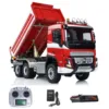 Customized RTR 6x6 LESU RC Metal 1/14 Hydraulic Dump Truck 3-way Radio Control Tipper Car Model 3-speed Transmission Light Sound 1