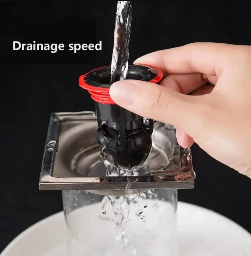 Floor drain deodorant drain filter floor drain core floor sink strainer shower drain cover silicone drain stopper drain stopper basin drain stopper floor drain drain strainer floor drain filter shower drain Toilet floor drain insert bathroom anti-odor silicone floor drain insert sewer insect filter cover
