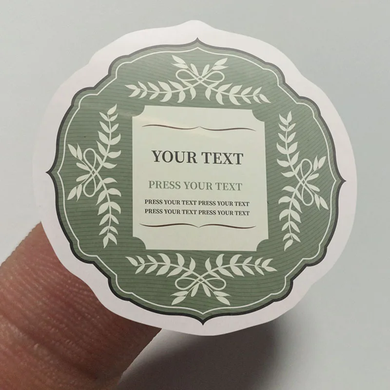 Рисунок 2 - Пользовательская этикетка наклейка