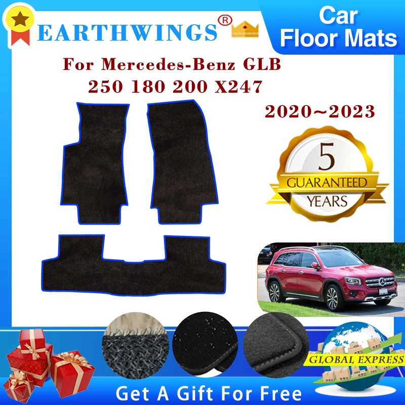 Alfombra Para Maletero De Coche Para Mercedes GLB X247 2020-2023, Protección Antideslizante E Impermeable, Accesorios Prácticos Y Duraderos