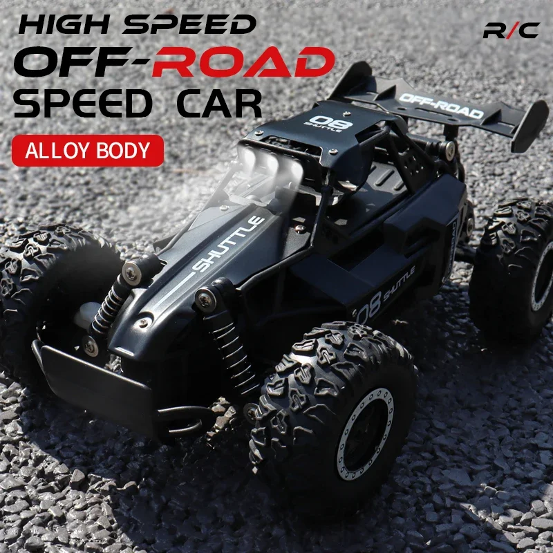 RC Car Remote Control Buggy Truck Racing Climbing Drift Children Boy Toys Gift 2WD 1:16 2.4G with Led Lights pull back car