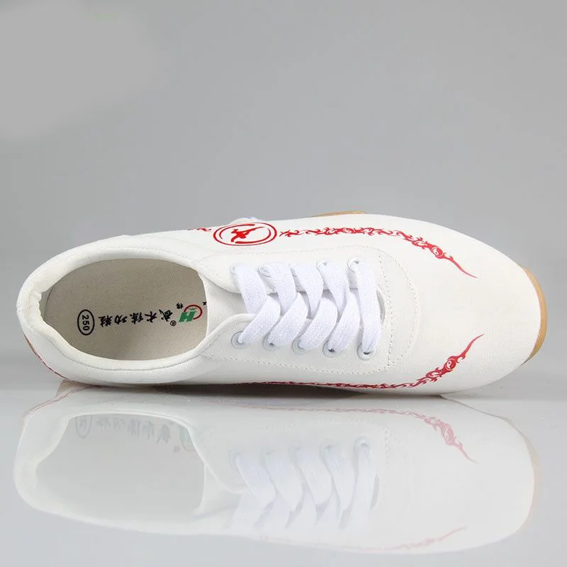 Professional Cow Reinforced Sole Kung Fu Tai Chi Shoes Kung Fu Martial Arts Shoes Abrasion Resistant Breathable Training