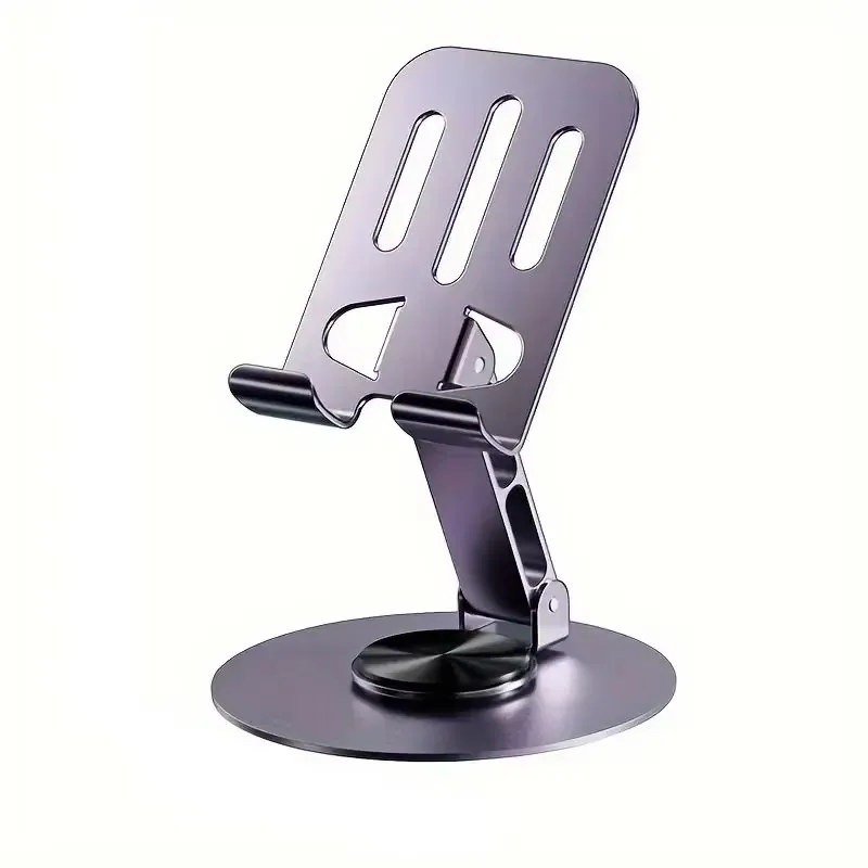 תושבת טלפון מתכווננת, מתאימה לשולחן עבודה מתקפלת מתכתית, תושבת טלפון מרובת תכליתיות לטאבלט ושולחן העבודה